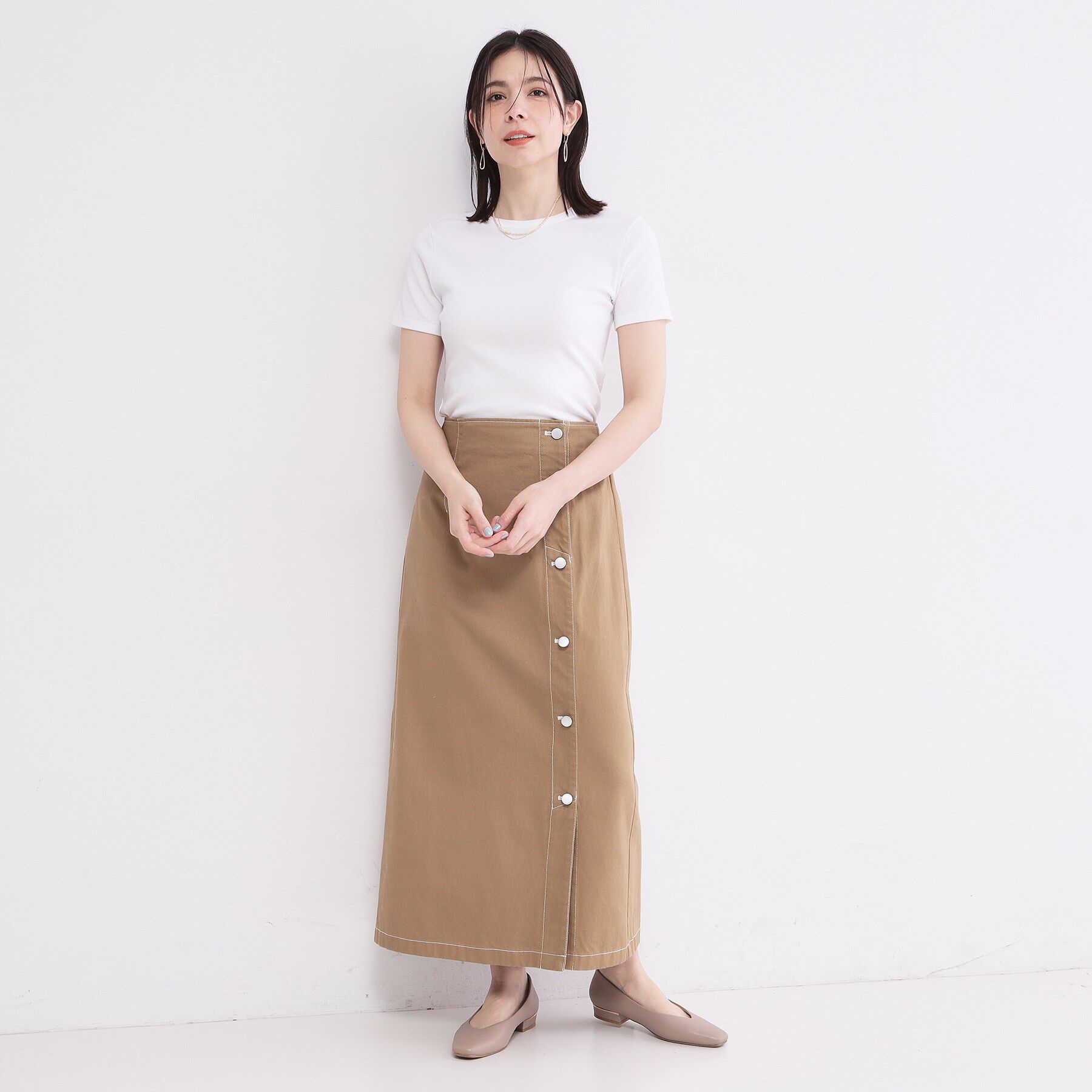 OPAQUE.CLIP「【PETIT BATEAU／プチバトー】クルーネック半袖Tシャツ」|Tシャツ・カットソー|