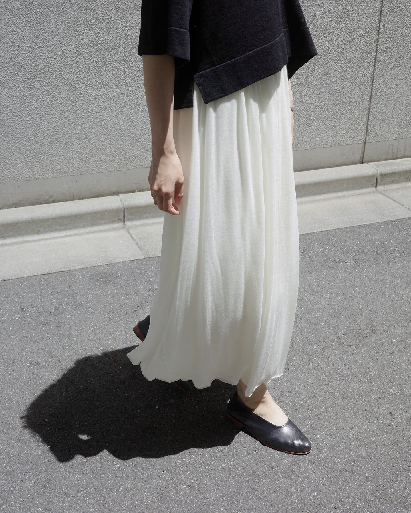 YLEVE 「YLEVE / CASHMERE SILK SHEER JERSEY SKIRT」|スカート|
