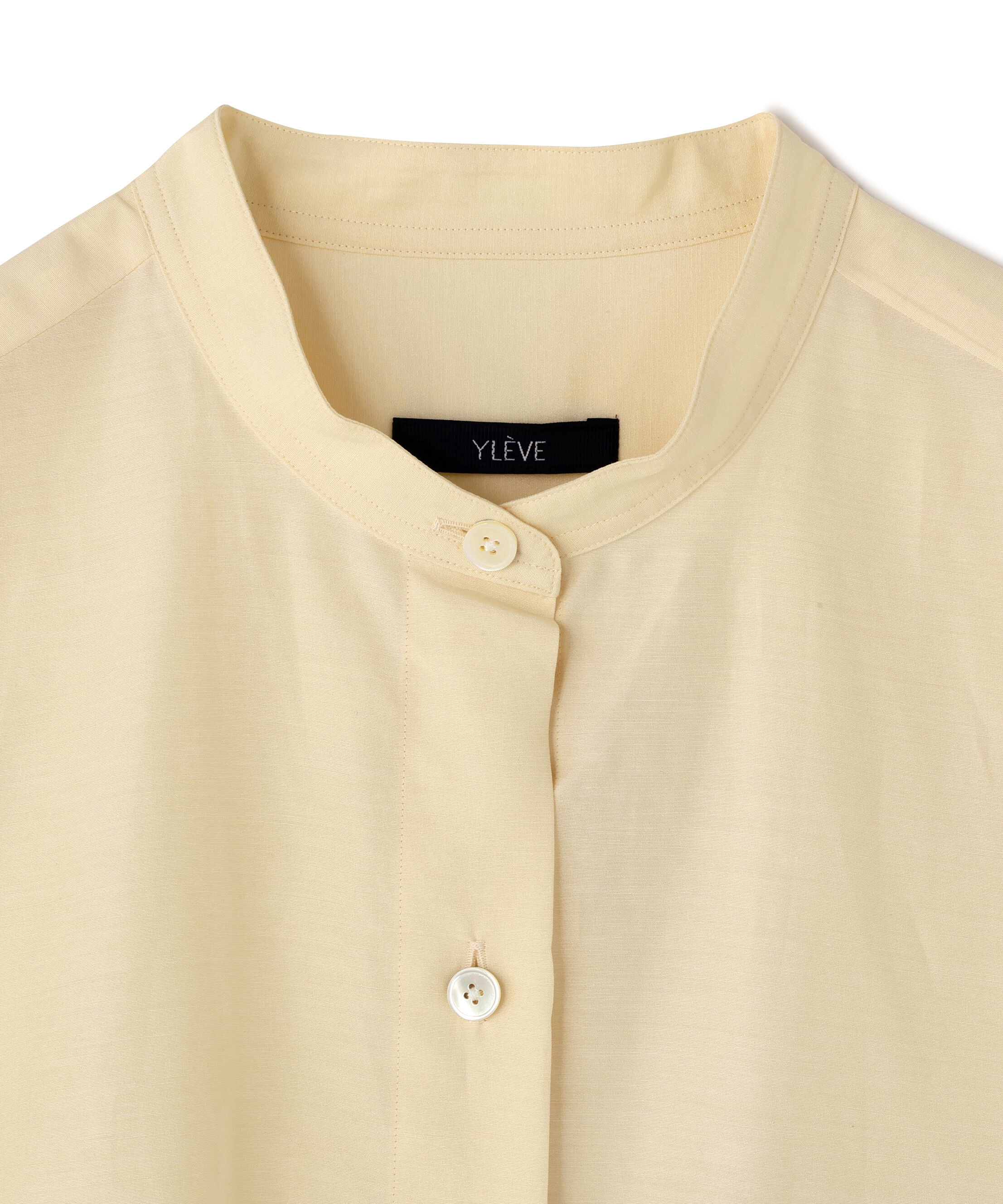 YLEVE 「YLEVE / SILK COTTON CLOTH BIO SUEDE SHIRT」|シャツ・ブラウス|