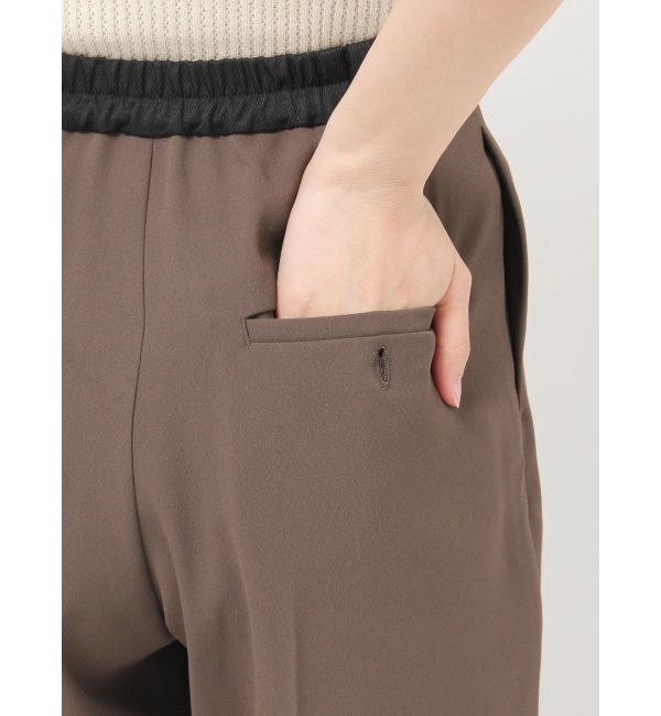 LAGUNAMOON「バイカラータックワイドパンツ」|その他|