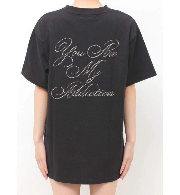 EVRIS「ラインストーングラフィック BIG Tシャツ」|Tシャツ・カットソー|
