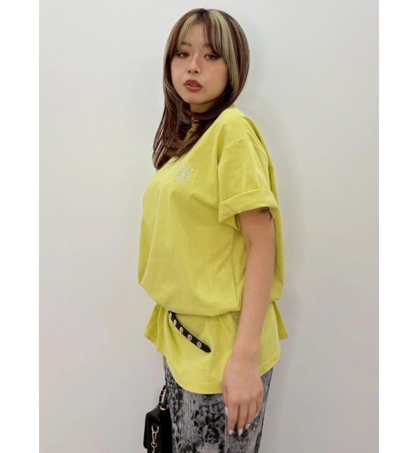EVRIS「ラインストーングラフィック BIG Tシャツ」|Tシャツ・カットソー|