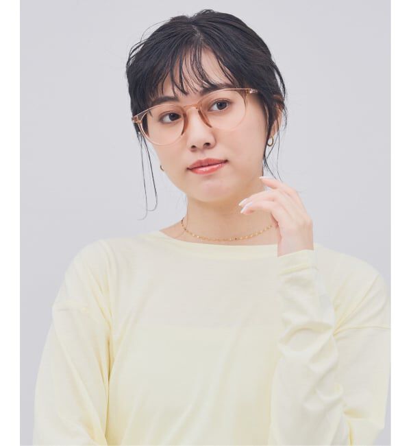  「ボストン型 メガネ｜クリアカラー｜伊達メガネ 度付きメガネ｜ユニセックス  レンズ交換券付」|メガネ|