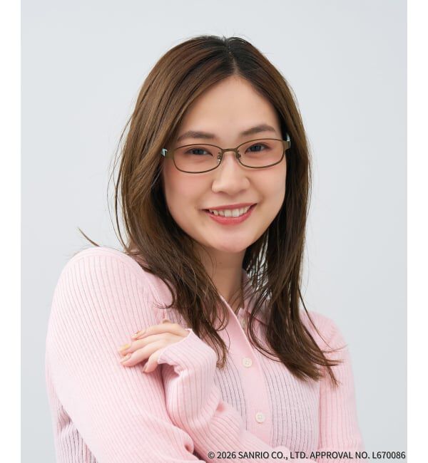  「Zoff｜POCHACCO スクエア型 メガネ | ラバーテンプル ズレ落ち防止 読書 ビジネス レンズ交換券付」|メガネ|