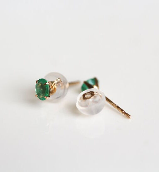  「カラーストーン ピアス | K10YG」|ピアス|
