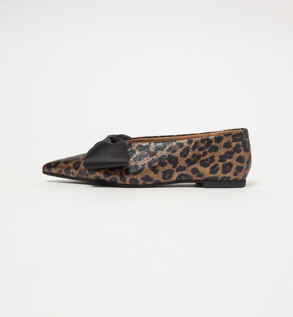 SY UNITED ARROWS「＜SY＞ポインテッド ビッグ リボン フラット10&uarr;」|パンプス|
