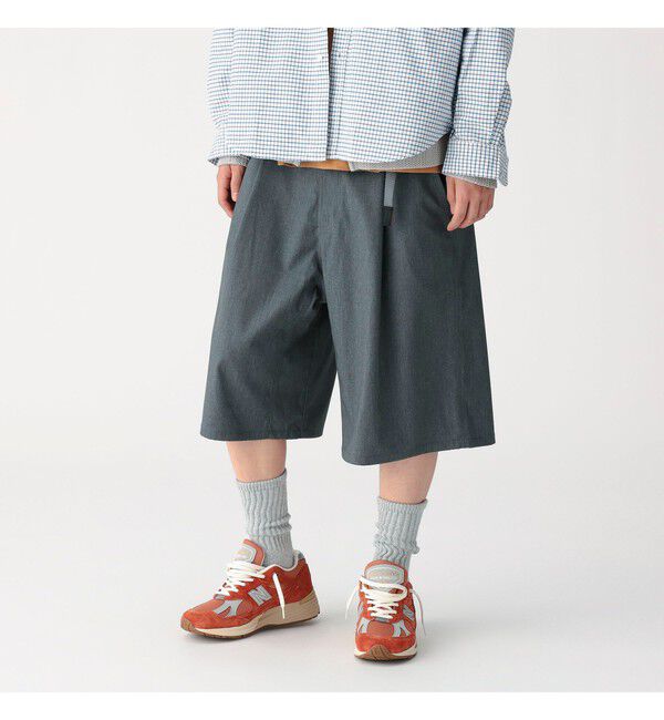 BEAMS「BEAMS｜【別注】Gramicci /  スラックス ショーツ｜ショートパンツ ハーフパンツ｜グラミチ 別注仕様｜」|スラックス|GREY