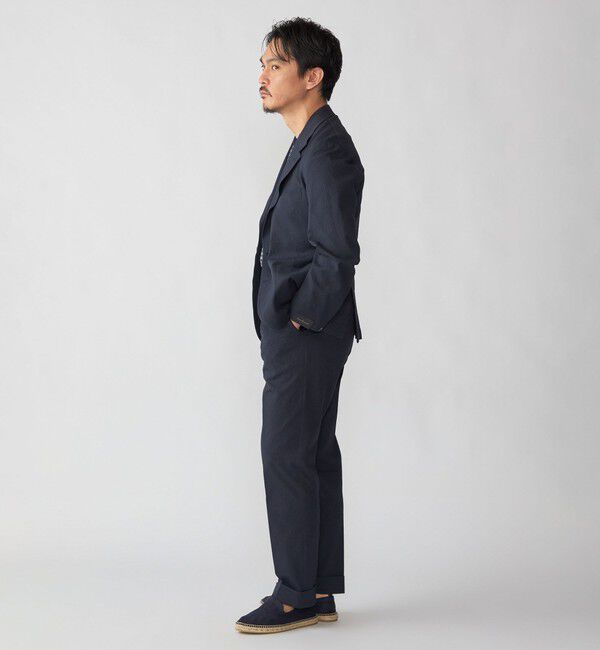 SHIPS「【SHIPS別注】Errico Formicola: VITO コットン シアサッカー スラックス」|スラックス|