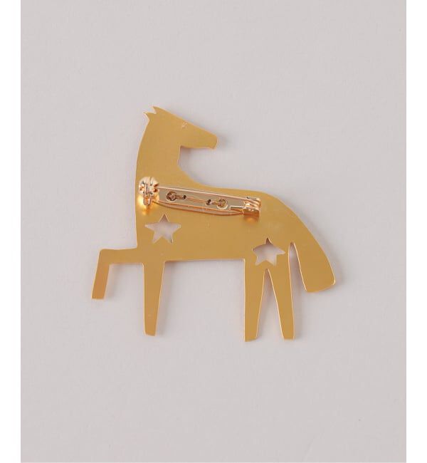 VERMEIL par iena「《WEB限定》MERCEDES SALAZAR メルセデス サラザール Horse Brooch HOUSE BROOCH」|ブローチ・コサージュ|