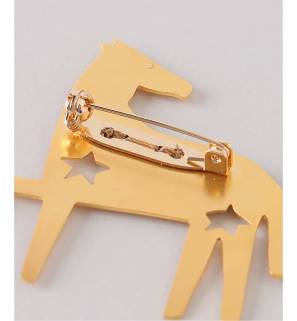 VERMEIL par iena「《WEB限定》MERCEDES SALAZAR メルセデス サラザール Horse Brooch HOUSE BROOCH」|ブローチ・コサージュ|