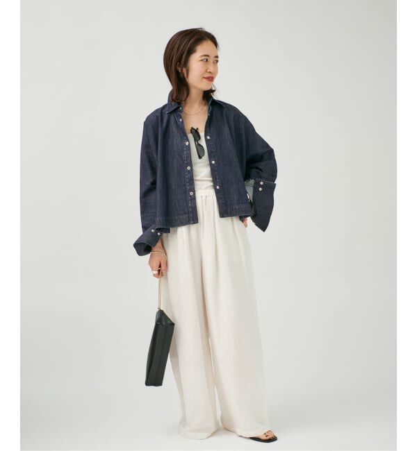 VERMEIL par iena「《追加》デニムフォルムシャツ」|シャツ・ブラウス|