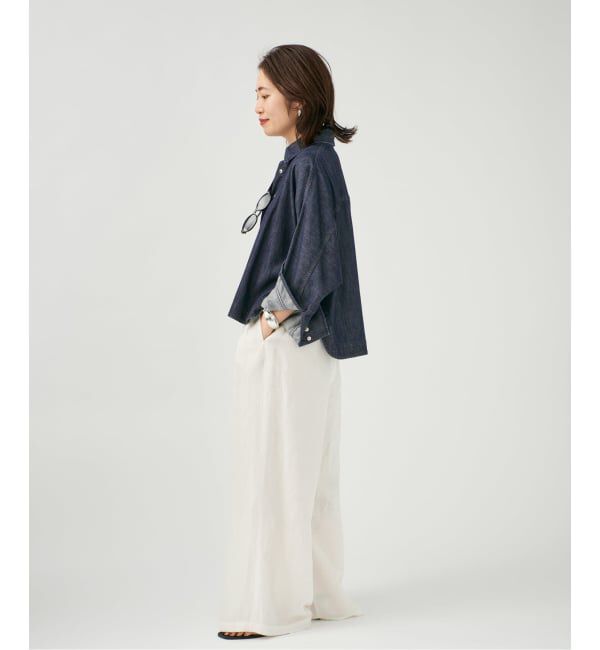 VERMEIL par iena「《追加》デニムフォルムシャツ」|シャツ・ブラウス|