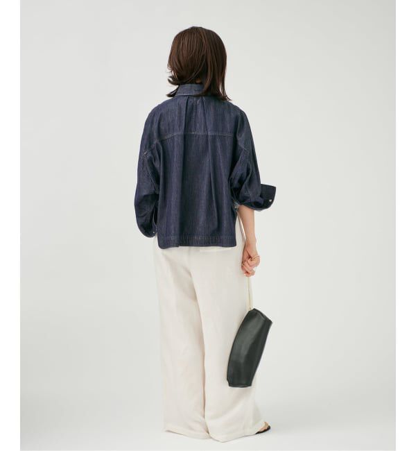 VERMEIL par iena「《追加》デニムフォルムシャツ」|シャツ・ブラウス|