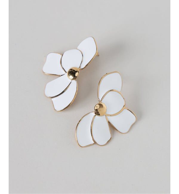 VERMEIL par iena「MERAKI メラキ フラワーモチーフピアス 3061560013」|ピアス|