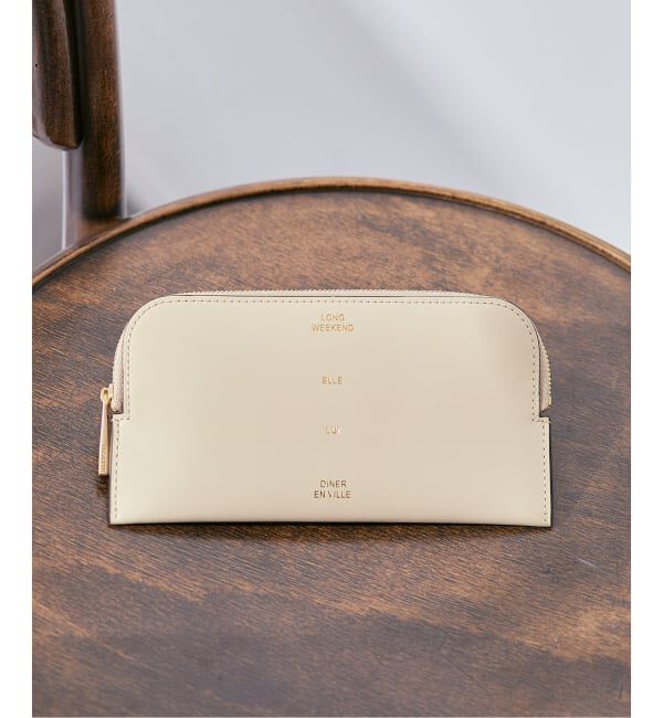 VERMEIL par iena「ORSETTO オルセット フラグメントケース W185 H95mm 1561679012」|財布|ナチュラル