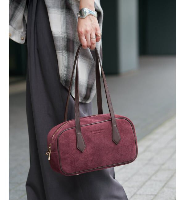SLOBE IENA「《予約》ANTONELLO MASI SLOBE別注 スウェードボストンバッグ」|ボストンバッグ|
