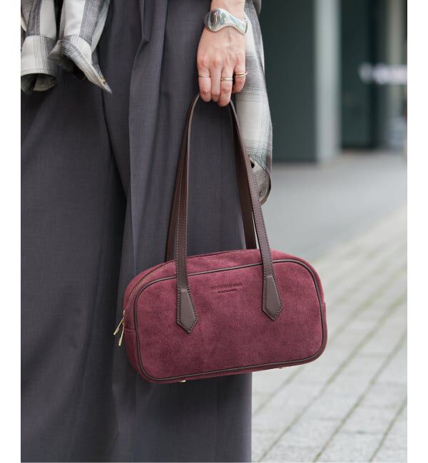 SLOBE IENA「《予約》ANTONELLO MASI SLOBE別注 スウェードボストンバッグ」|ボストンバッグ|
