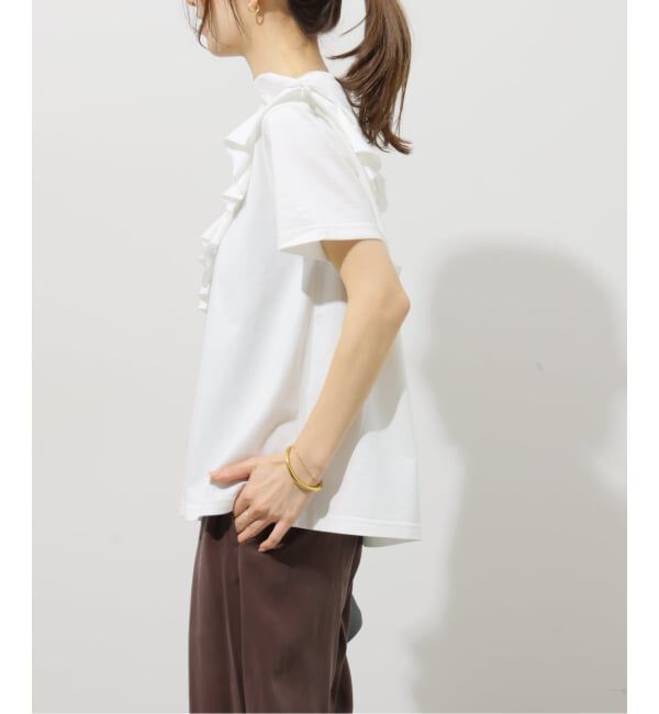 JOURNAL STANDARD relume「《WEB限定追加2》アシンメトリーフリルTEE」|Tシャツ・カットソー|