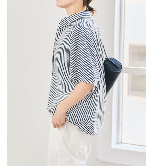 Spick and Span「エアリーストライプドルマンシャツ」|シャツ・ブラウス|