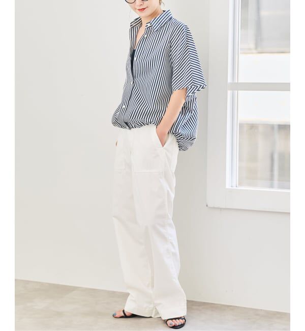 Spick and Span「エアリーストライプドルマンシャツ」|シャツ・ブラウス|