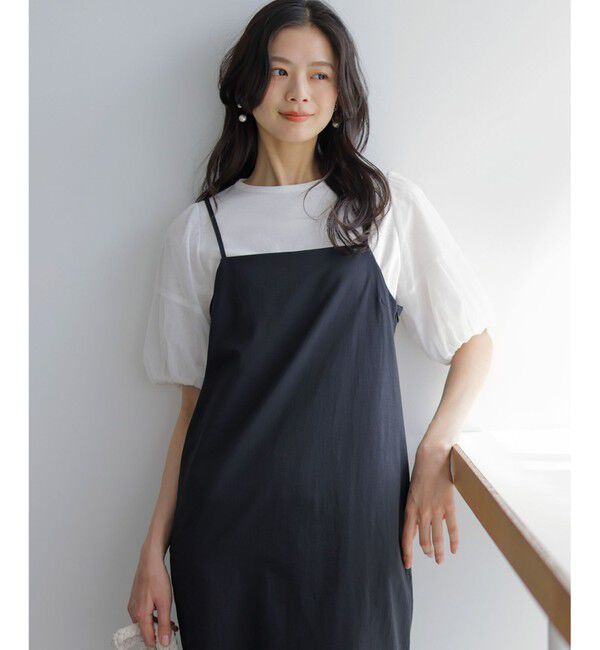 組曲「【WEB限定】コットンポンチ チュールコンビ カットソー」|Tシャツ・カットソー|ホワイト系