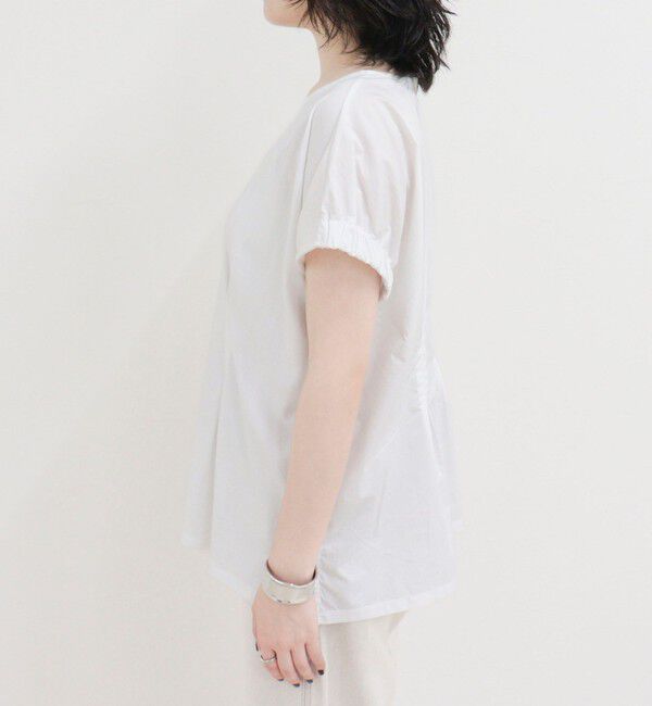 fredy emue「ウエストタックフレンチカットソーブラウス」|Tシャツ・カットソー|