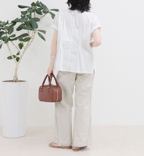 fredy emue「ウエストタックフレンチカットソーブラウス」|Tシャツ・カットソー|