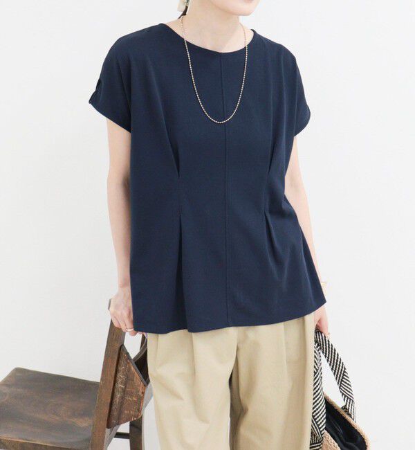 fredy emue「ウエストタックフレンチカットソーブラウス」|Tシャツ・カットソー|