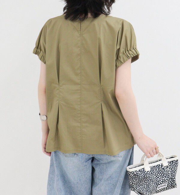 fredy emue「ウエストタックフレンチカットソーブラウス」|Tシャツ・カットソー|