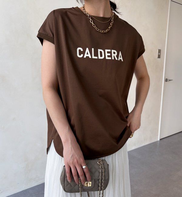  「【WEB限定】前後ロゴフレンチスリーブTEE」|Tシャツ・カットソー|