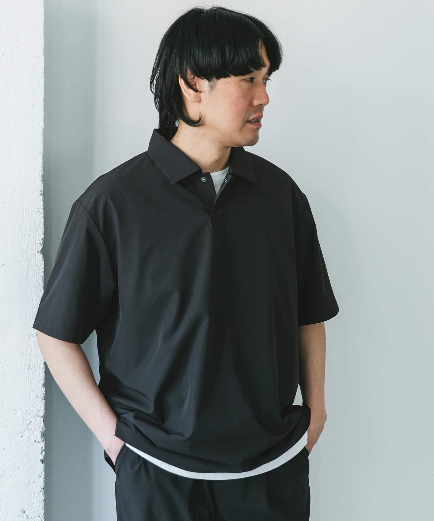 URBAN RESEARCH DOORS「『UR TECH』サマシェア ポロシャツ」|ポロシャツ|