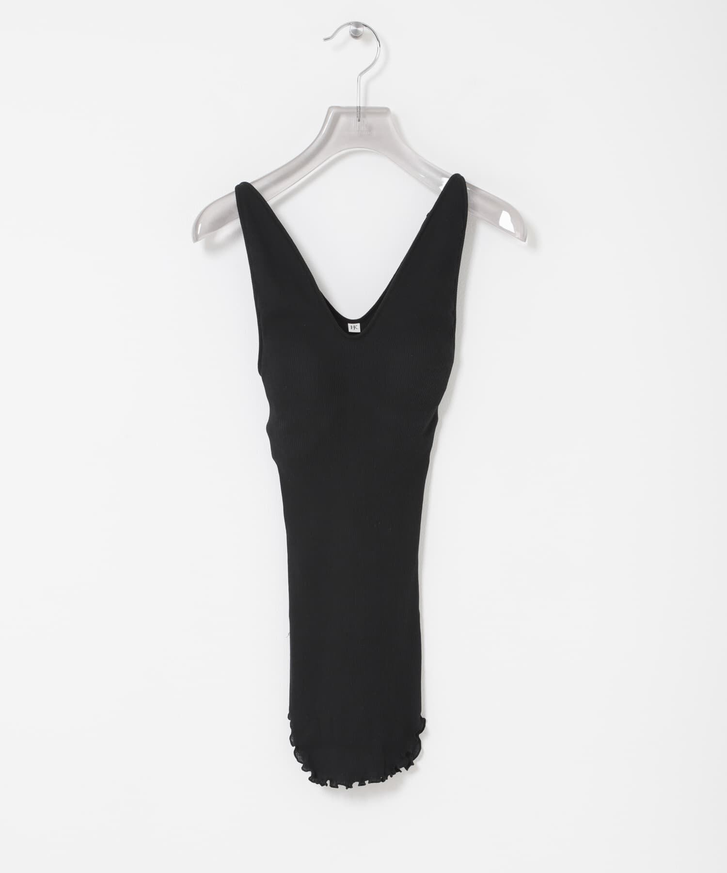URBAN RESEARCH「HAKUJI　TWIST COTTON V-NECK TANK」|タンクトップ|ブラック