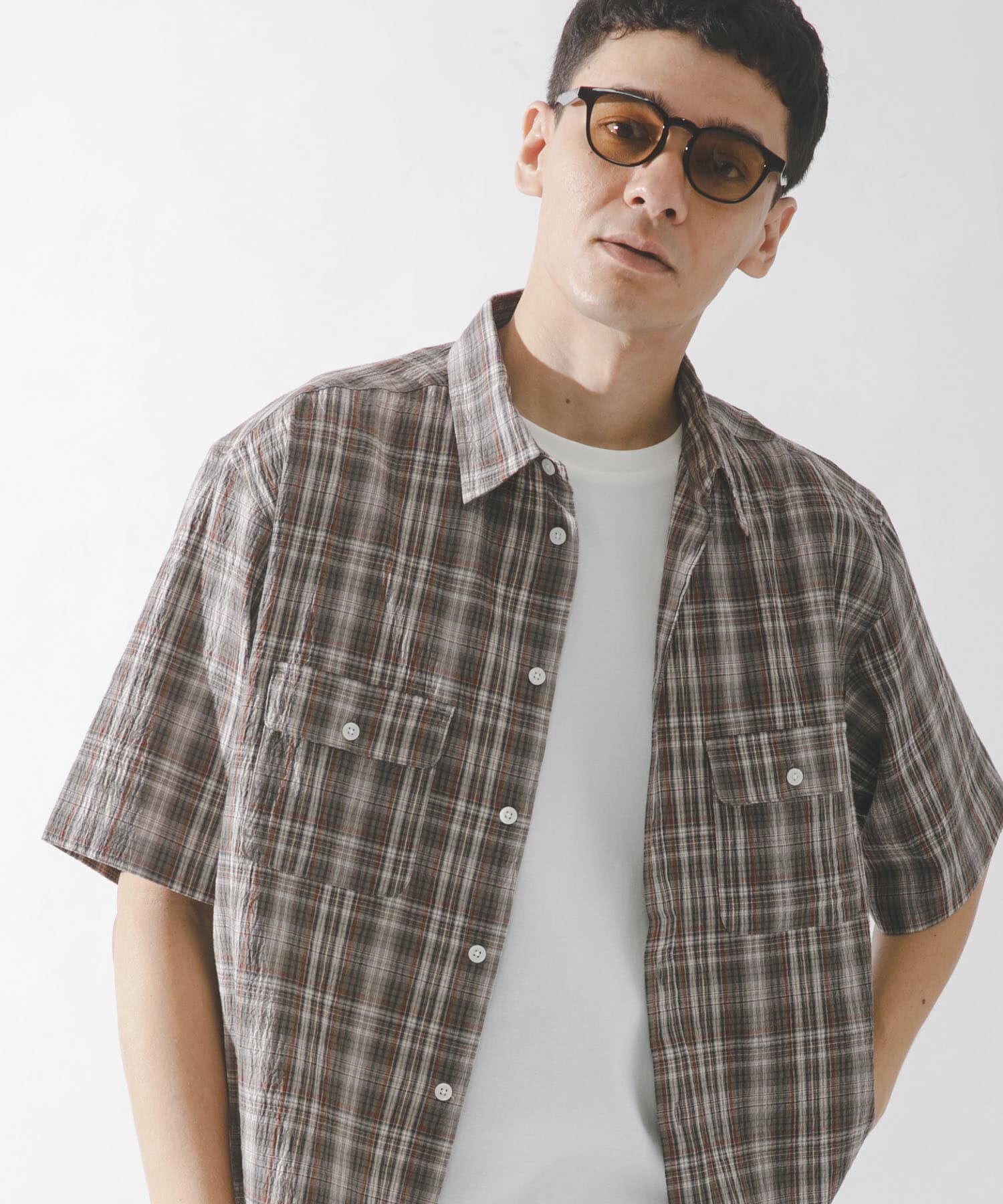 Sonny Label 「ワッシャーチェックショートスリーブシャツ」|シャツ・ブラウス|