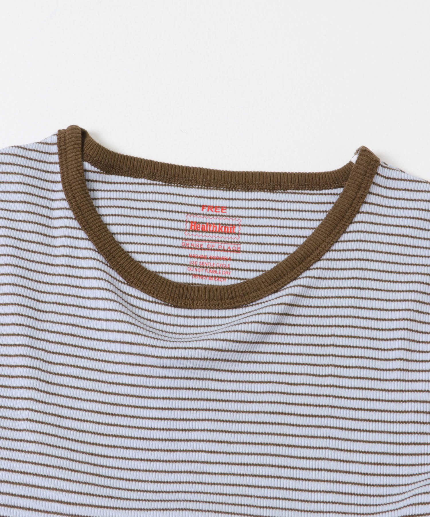 SENSE OF PLACE by URBAN RESEARCH「『別注』Healthknit&times;SENSE OF PLACE ボーダーTシャツ」|Tシャツ・カットソー|