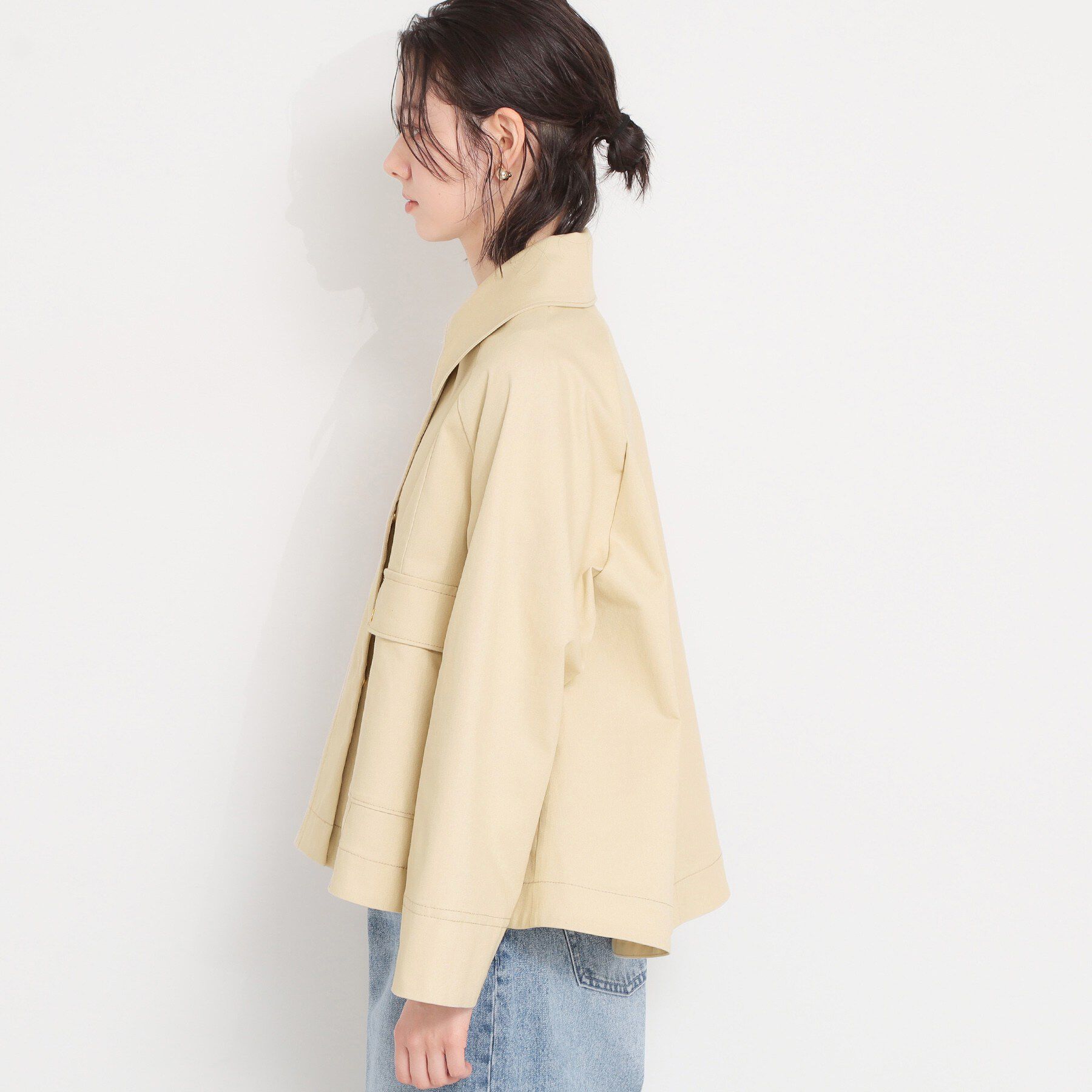 THE SHOP TK「大人かっこいい 軽やかデニム＆チノブルゾン」|ブルゾン・スタジャン|