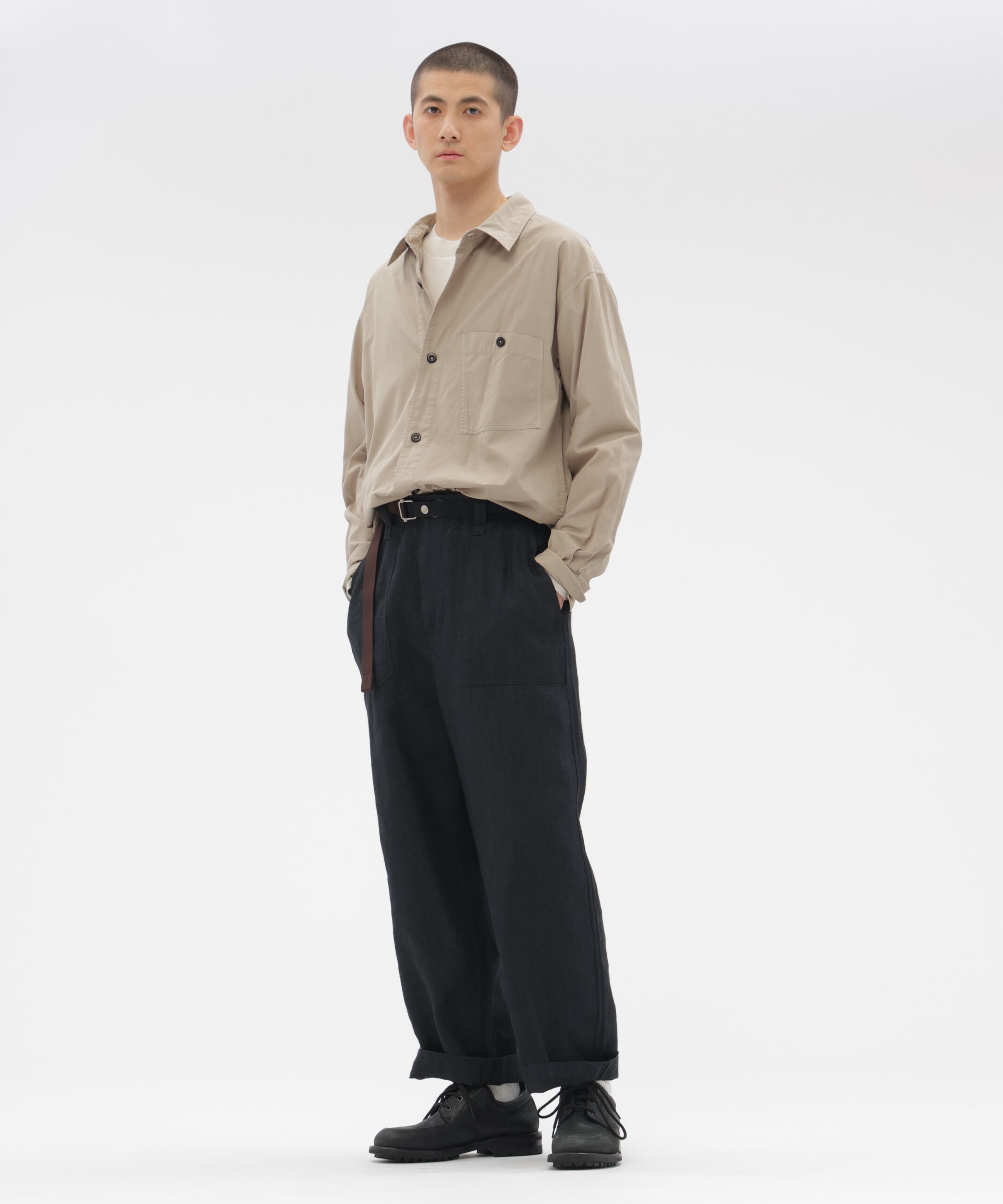 MHL.「FADED WOOL LINEN TWILL TROUSERS」|その他|