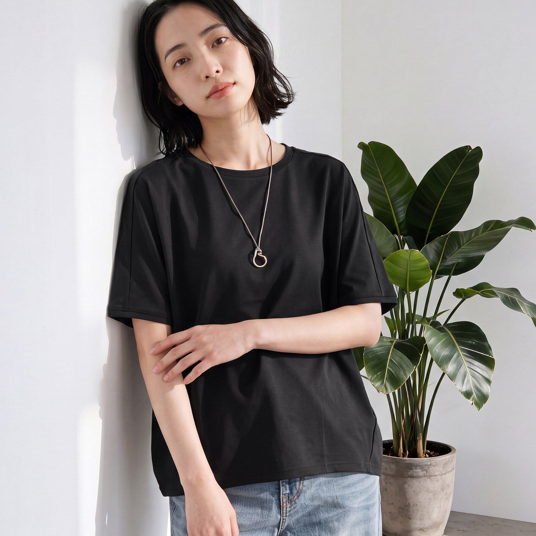 Dessin「アンチスウェットプレーティングコクーンプルオーバー」|Tシャツ・カットソー|