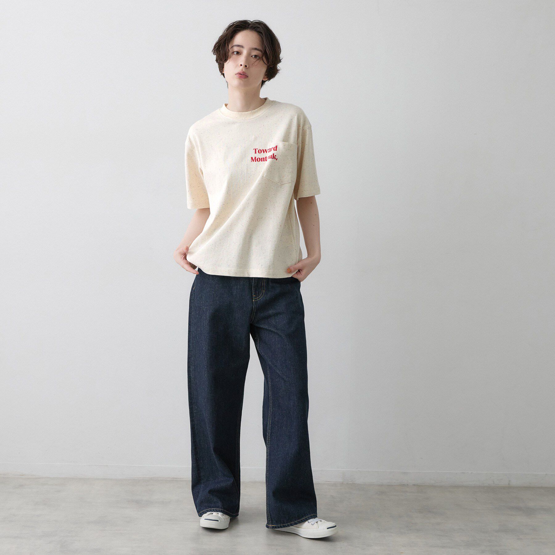 Dessin「ネップ天竺／ポケットTシャツ」|Tシャツ・カットソー|