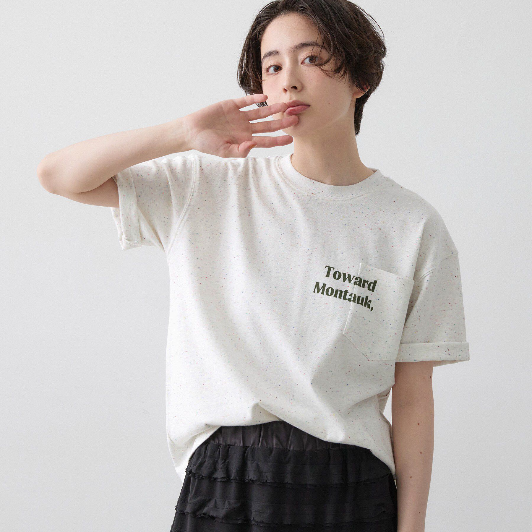 Dessin「ネップ天竺／ポケットTシャツ」|Tシャツ・カットソー|