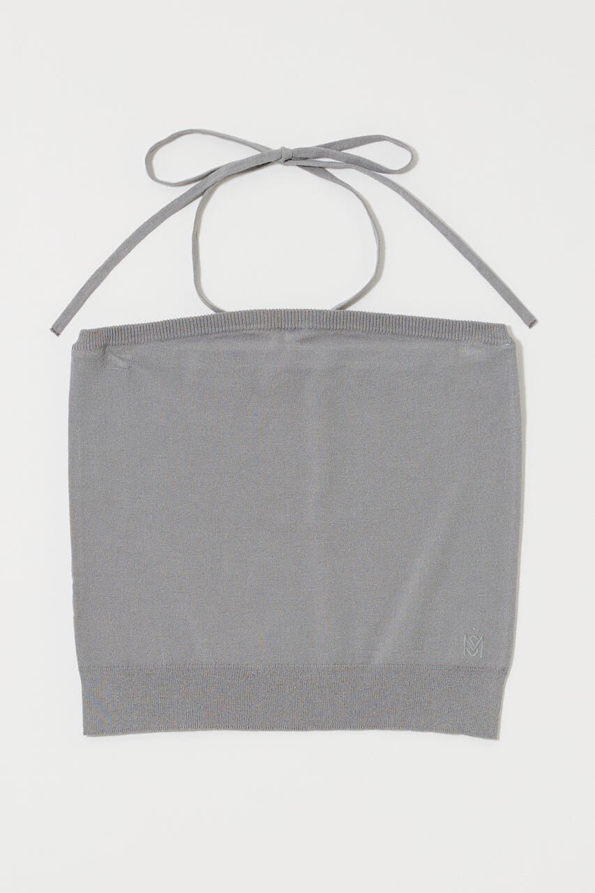 MOUSSY「KNIT BARE トップス」|チューブトップ|