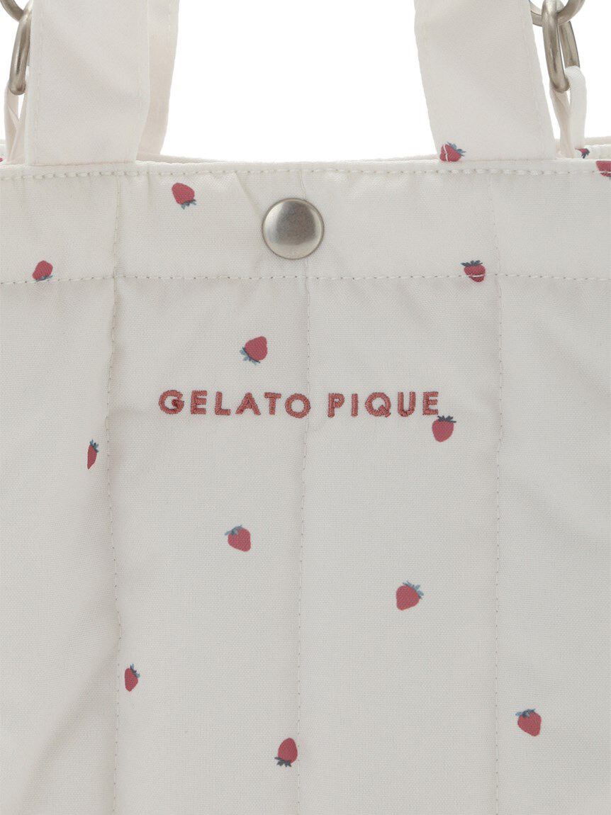  GELATO PIQUE CAT&DOG「【CAT&DOG】【販路限定商品】ストロベリーキルティングお散歩バッグＳ」|その他|