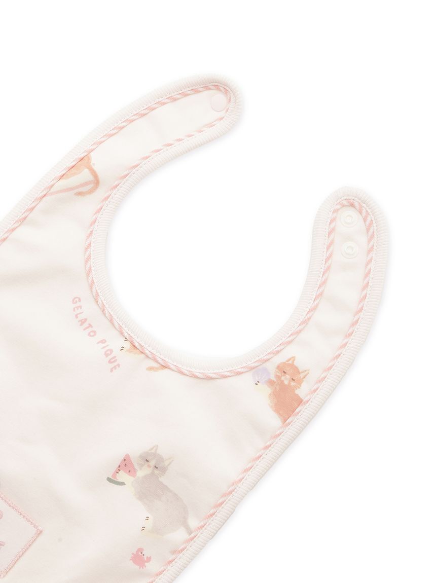 GELATO PIQUE KIDS & BABY「【BABY】シーサイドキャット柄スタイ」|スタイ|