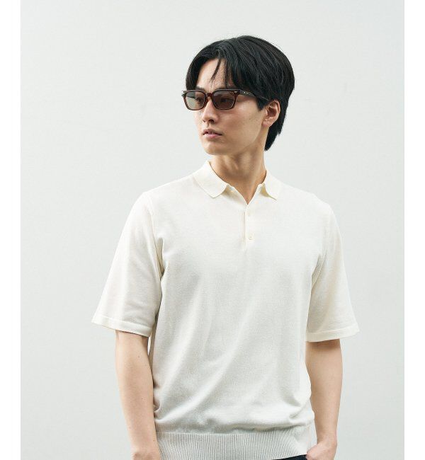  「Zoff｜STUDIO SEVEN｜ウェリントン型 サングラス 横長｜太縁フレーム｜カラーレンズ｜紫外線防止 UVカット」|サングラス|