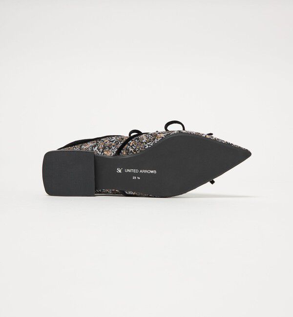 SY UNITED ARROWS「＜SY＞ポインテッド リボン バックベルト フラット15&uarr;」|パンプス|