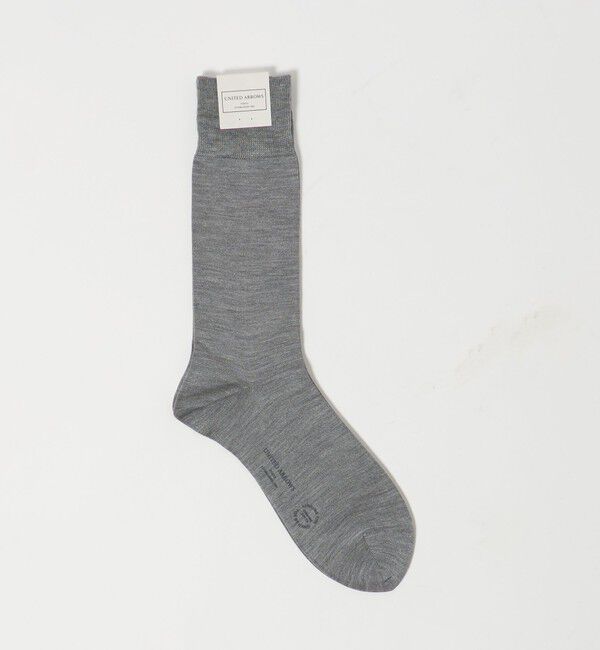 UNITED ARROWS「ソリッド ソックス」|ソックス|MD.GRAY