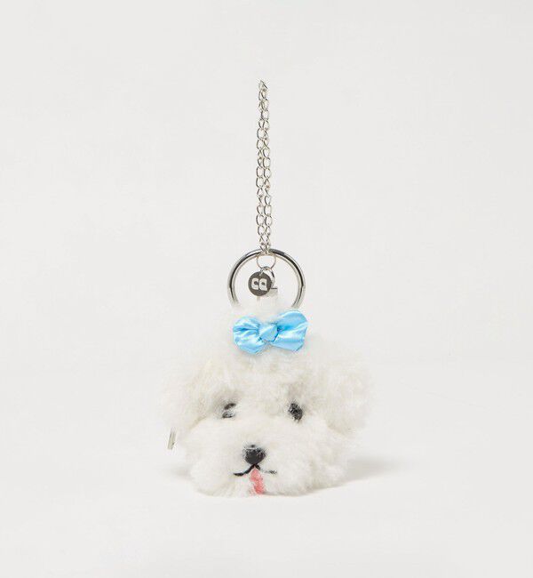 EMMEL REFINES「＜CASSELINI＞ドッグモチーフ チャーム ポーチ＜ Select by EMMEL REFINES ＞」|チャーム・キーホルダー|WHITE