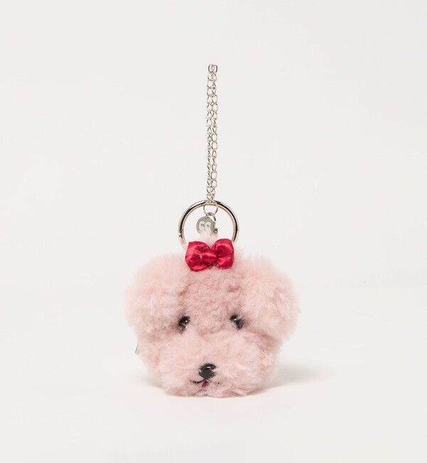EMMEL REFINES「＜CASSELINI＞ドッグモチーフ チャーム ポーチ＜ Select by EMMEL REFINES ＞」|チャーム・キーホルダー|PINK