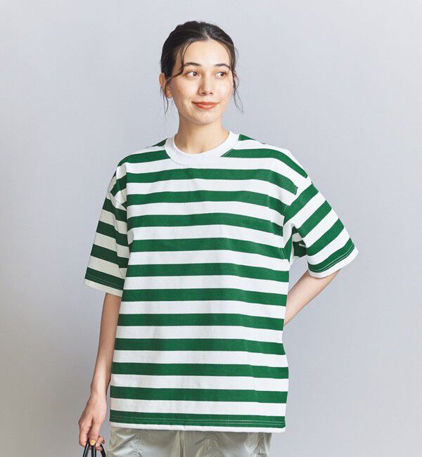 BEAUTY&YOUTH UNITED ARROWS「＜DAIWA PIER39＞ドローストリング ボーダー Tシャツ」|Tシャツ・カットソー|KELLY
