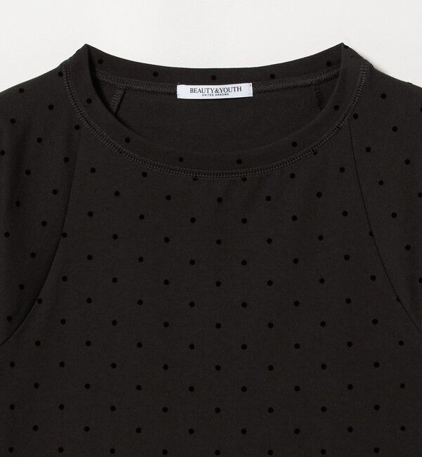 BEAUTY&YOUTH UNITED ARROWS「コットン ドットプリント  Tシャツ」|Tシャツ・カットソー|