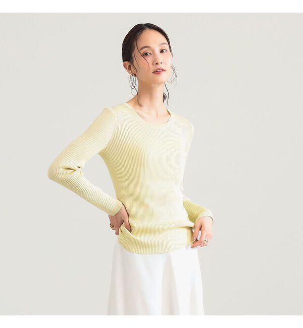 Demi-Luxe BEAMS 「14ゲージ ベーシック リブニット」|ニット・セーター|